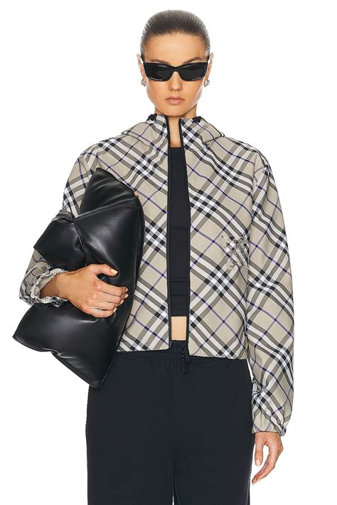 Reversible Check Jacket in Lichen 